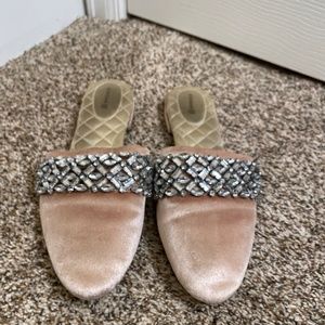 Baby pink slip ons